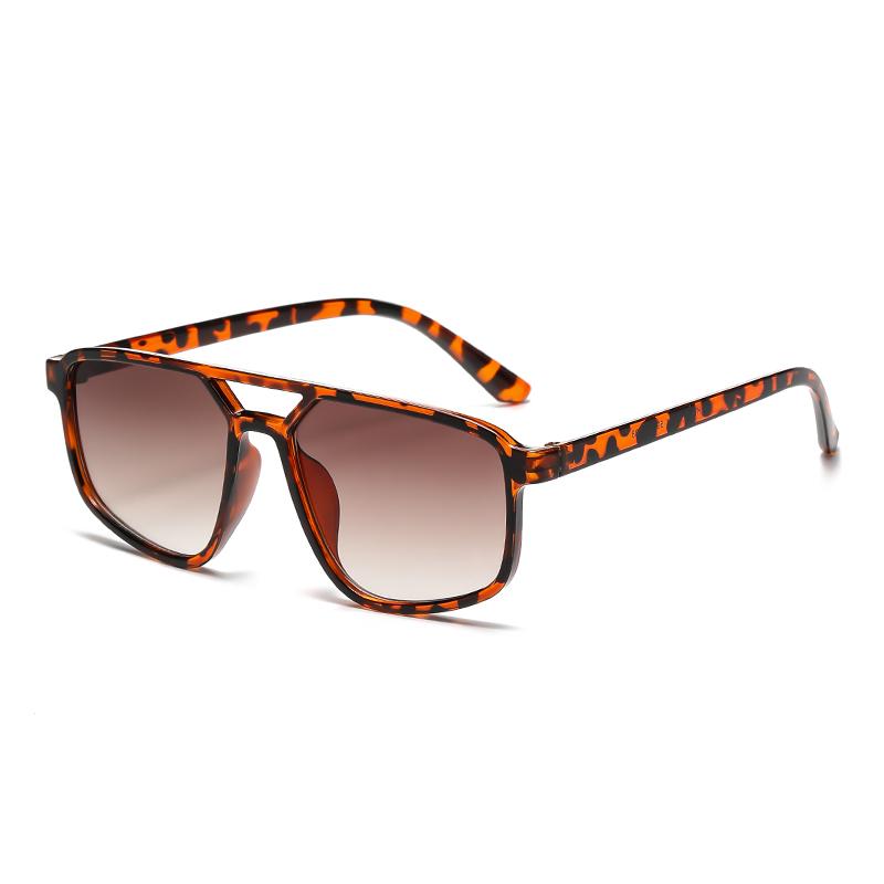 Винтажные квадратные солнцезащитные очки с маленькой оправой для женщин и мужчин, модные, роскошный бренд, с двойной переносицей, женские брендовые трендовые очки