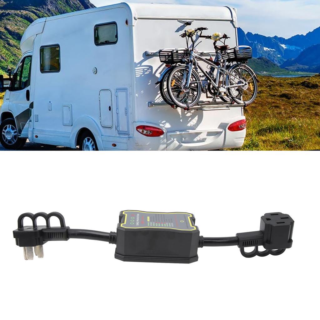 RV Circuit Analyzer with Integrated Surge Protection 50 Amp 4100 Joules RV Circuit Analyzer US Plug