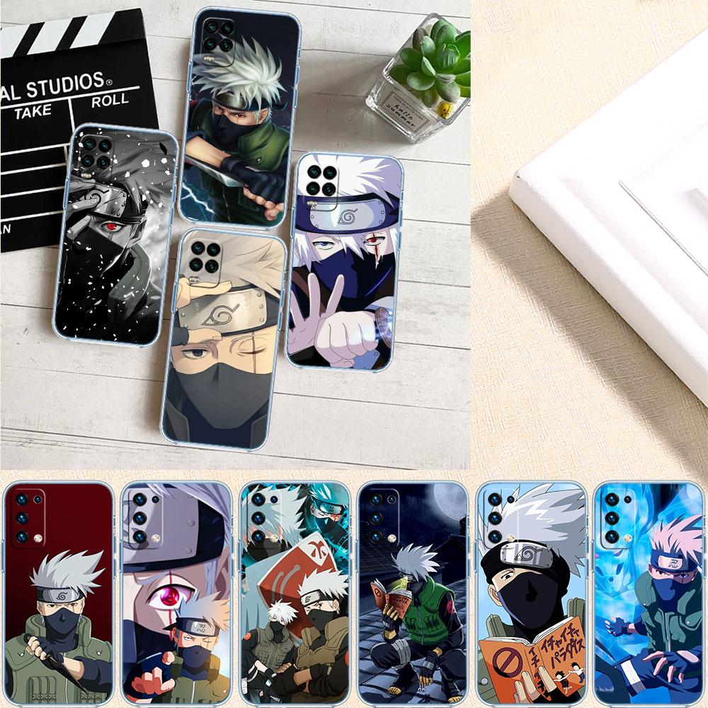 PP49 Naruto Kakashi Soft Shell Transparent Phone Case for Motorola Moto G7 G8 G9 G84 G85 G73 G24 G15 Z2 Play Power Plus