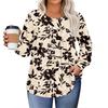 Womens Plus Size Tops Long Sleeve Shirts Round Neck Flowy Tunic Casual Loose Blouse L-5X