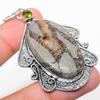 Septerian Stone, Citrine 925 Sterling Silver Jewelry Pendant 2.52" Q6e28