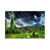 B&B Puzzle Van Gogh Starry Night Mini Picture Puzzle 2014 Pieces, 2014 Pieces, Mixed Colors Jigsaw Puzzle, Childrens Games, Educational Toys