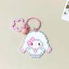 2 шт. Милые брелоки в стиле пиксельной графики Sanrio Hello Kitty Bell Star Keychain, подвеска для телефона, аксессуар для фотоаппарата CCD, подарки.
