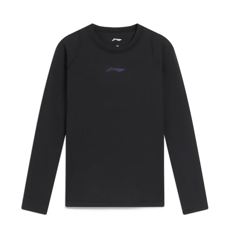 Li-Ning Мужской баскетбольный топ с длинным рукавом для юношей, компрессионный