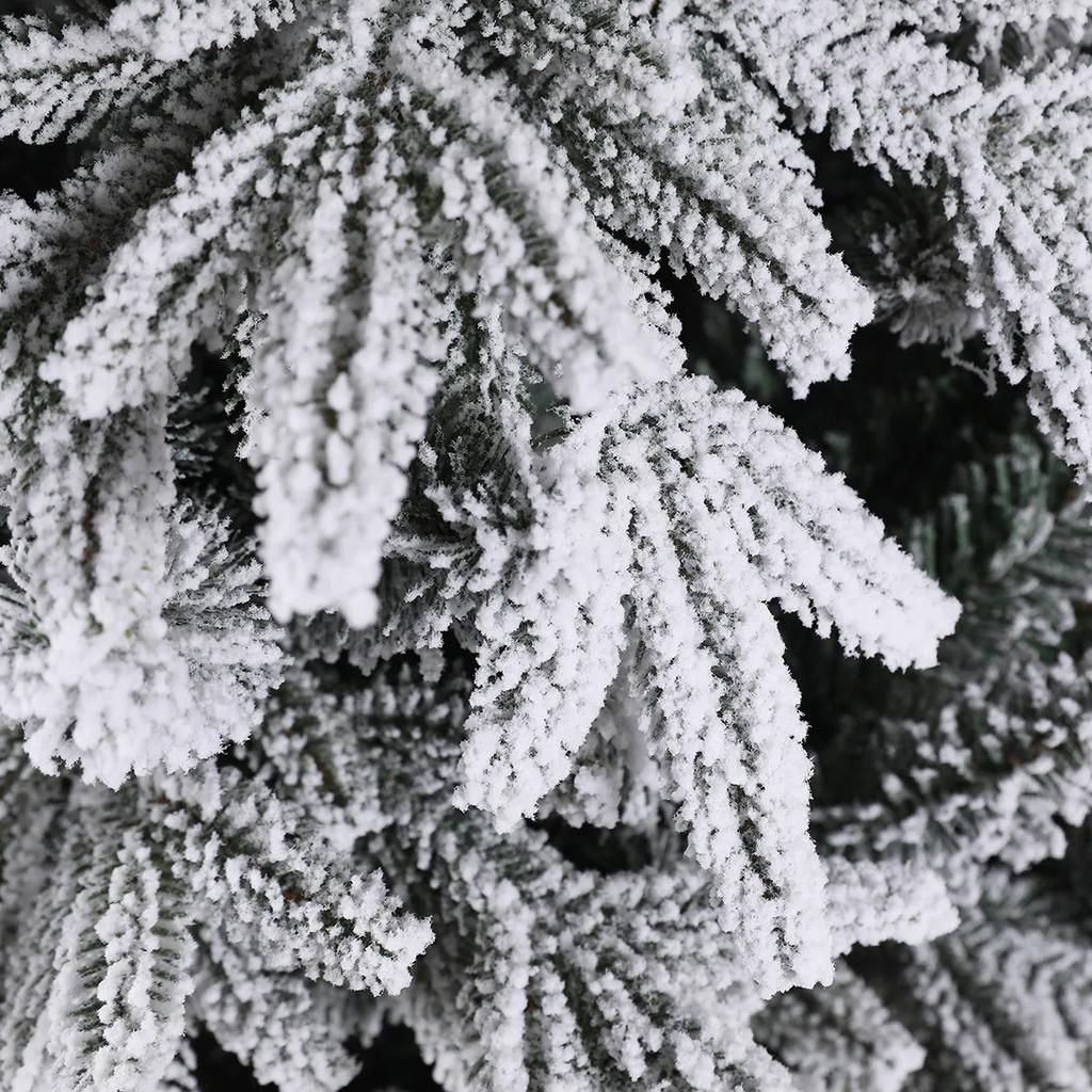 PE смешанное шифрование флокированное белое рождественское дерево большой супермаркет уличное рождественское имитационное дерево