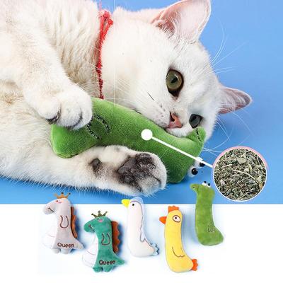 Кошачья мята, игрушка для кошек, милые игрушки для кошек для котят, шлифовка зубов, кошка, плюшевая подушка для большого пальца, аксессуары для домашних животных, защита зубов
