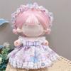 20CM Miniature Dress Suit Lolita Bowknot Headband Princess Dress Set  Cotton Stuffed Doll