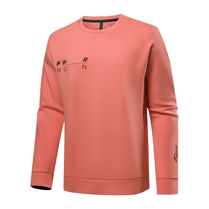 Saucony Sweatshirts Men's Red Crew Neck Moderate Regular SC2229009-3