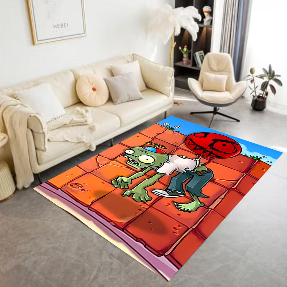 Plants Vs Zombies 2: Garden Warfare Area Rug Design for Living Rooms Outdoor Dormitory Hallway Anti-slip Rug Decorate Offices