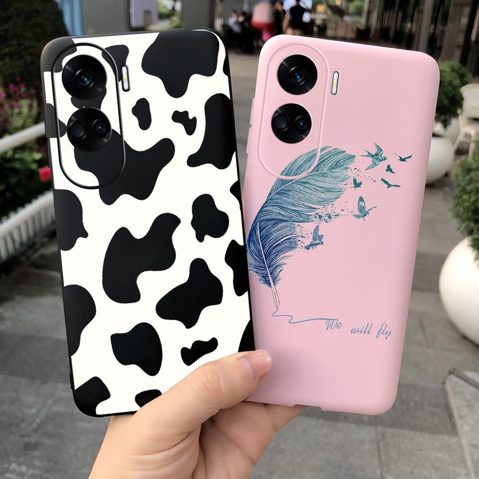 Case For Honor 90 Lite Honor X50i Cover Shockproof Back Coque Women Fashion Flower Butterfly Capas for Huawei Honor90 Lite Cover