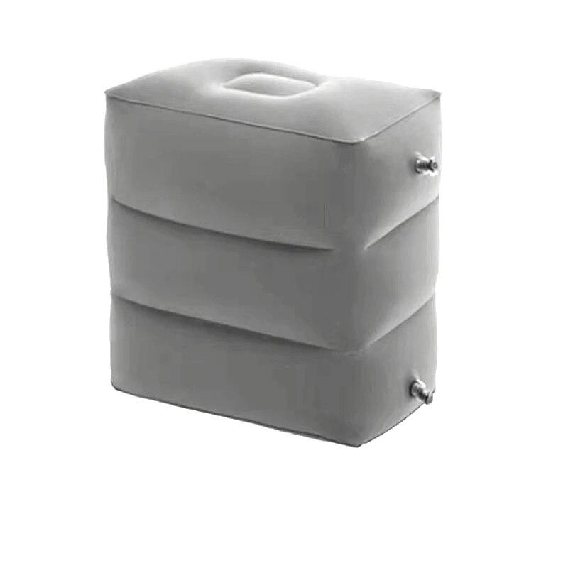 PVC Kids Flight Sleeping Footrest Pillow Resting Pillow On Airplane Car Bus Pillow 3Layers Inflatable Travel Foot Rest Foot Pad