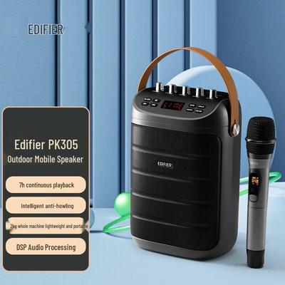 Edifier Портативная уличная караоке-колонка PK305 с микрофоном, штекер CN (адаптер в комплекте)