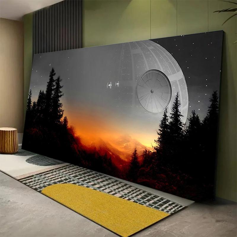 Звезда Вселенная Горы Пейзаж Космос Война Плакат Печать Холст Картина для Гостиной Офис Настенные Художественные Картины Домашний Декор