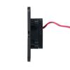 Digital RV Propane Gas Detector with 85dB Loud Alarm,   12V Gas Alarm for Trailer Motorhome (Black, Large Size)