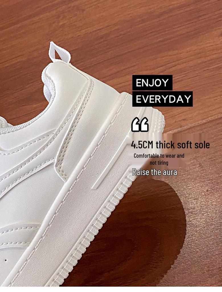 2024 Trendy All-Season Korean-Style Women’s Sneakers: Original White College-Style Sports Shoes