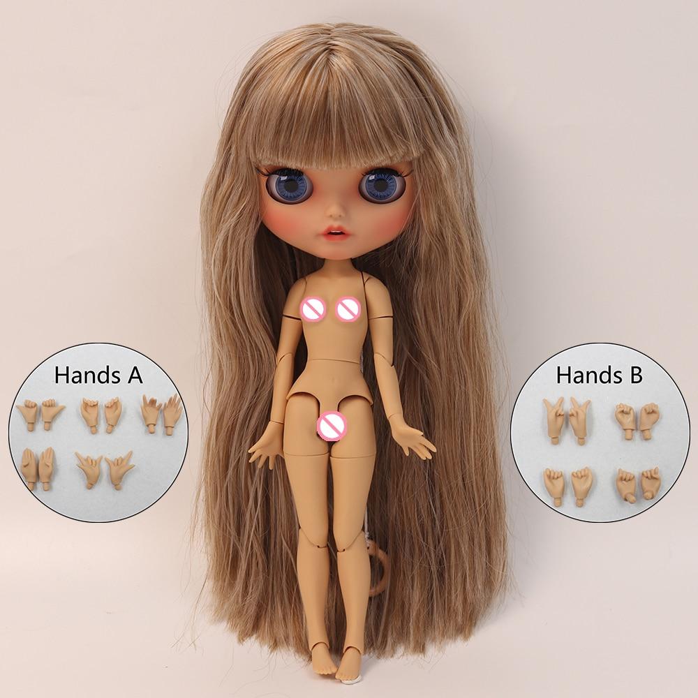 Кукла ICY blyth 1/6, кукла BJD, шарнирное тело, коричневая кожа, матовое лицо, 30 см, игрушка в подарок, аниме для девочек SD