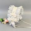 Sweet Bow Lace Bow Hairband Handmade Anime Cosplay Headdress Lolita Hair Accessories  Cosplay Party