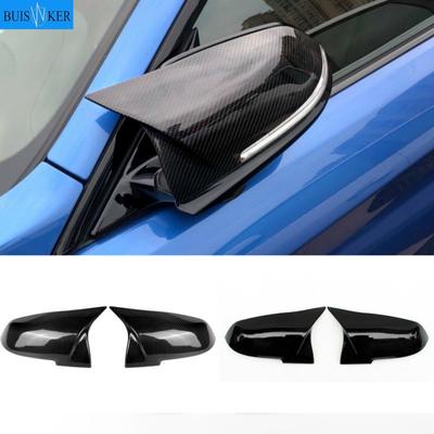 2 шт., накладка на боковое зеркало заднего вида для BMW F20 F21 F22 F23 F30 F31 F32 F36 X1 E84 F87 M2 из углеродного волокна