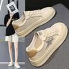Internet Celebrity Little White Shoes Women's Summer 2025 New Spring Board Shoes Foreign Style Versatile Flat Bottom Student Shoes Popular Ins Tide