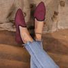 Women's Classic Ballet Flats Slip On Pointed Toe Casual Female Loafers Soft-soled Flat Breathable Shoes 35-43