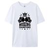 Boxing Short Sleeve Cotton T-Shirts for Men, Perfect for Leisure