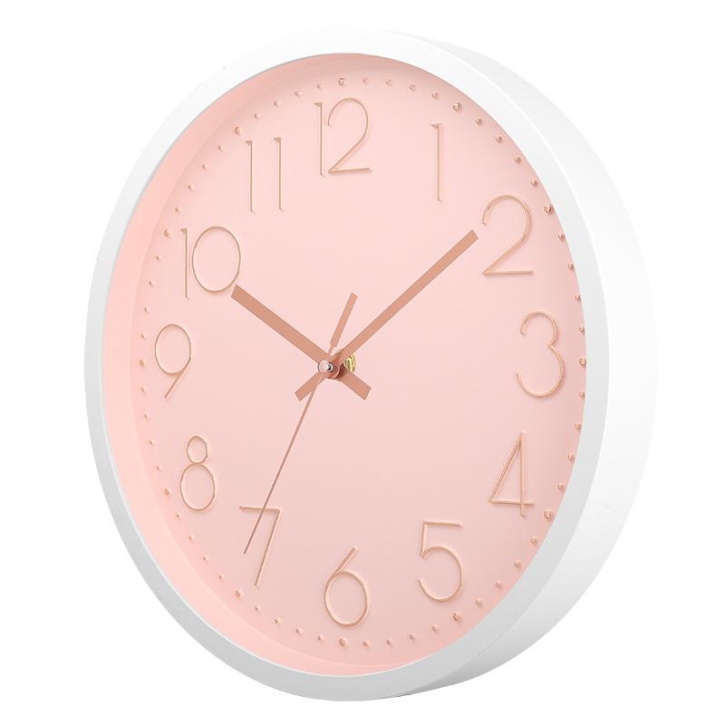 Бесшумные настенные часы 30 см (12 дюймов), креативные и модные, трехмерные цифровые минималистичные часы для дома, гостиной