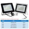 LED Floodlight PIR Motion Sensor White IP66 AC220V Exterior Projector Spotlight SMD2835 Outdoor Lighting Floor Lamp