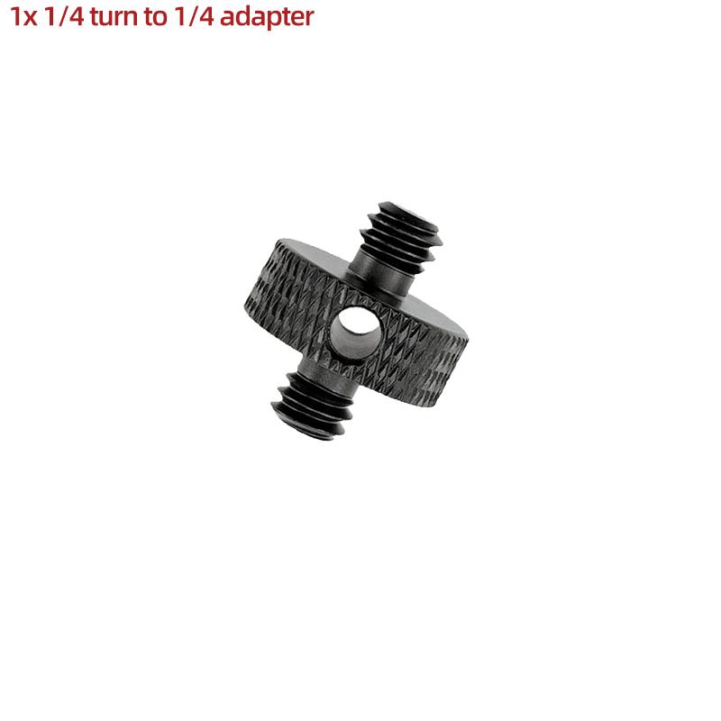 Адаптер для штатива 1/4" наружная резьба на 1/4" наружную резьбу на 3/8" наружную резьбу Винтовые разъемы Для GoPro Hero 13 12 11 10 9 Insta360 X5 X4 X3 DJI Action