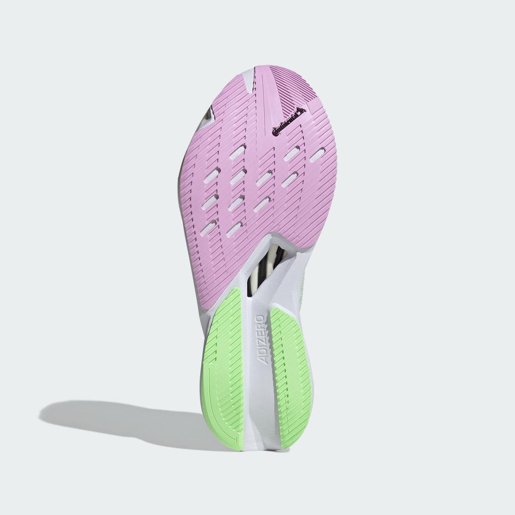 adidas Adizero Boston 12 Облачно-белый Основной черный Зеленая искра
