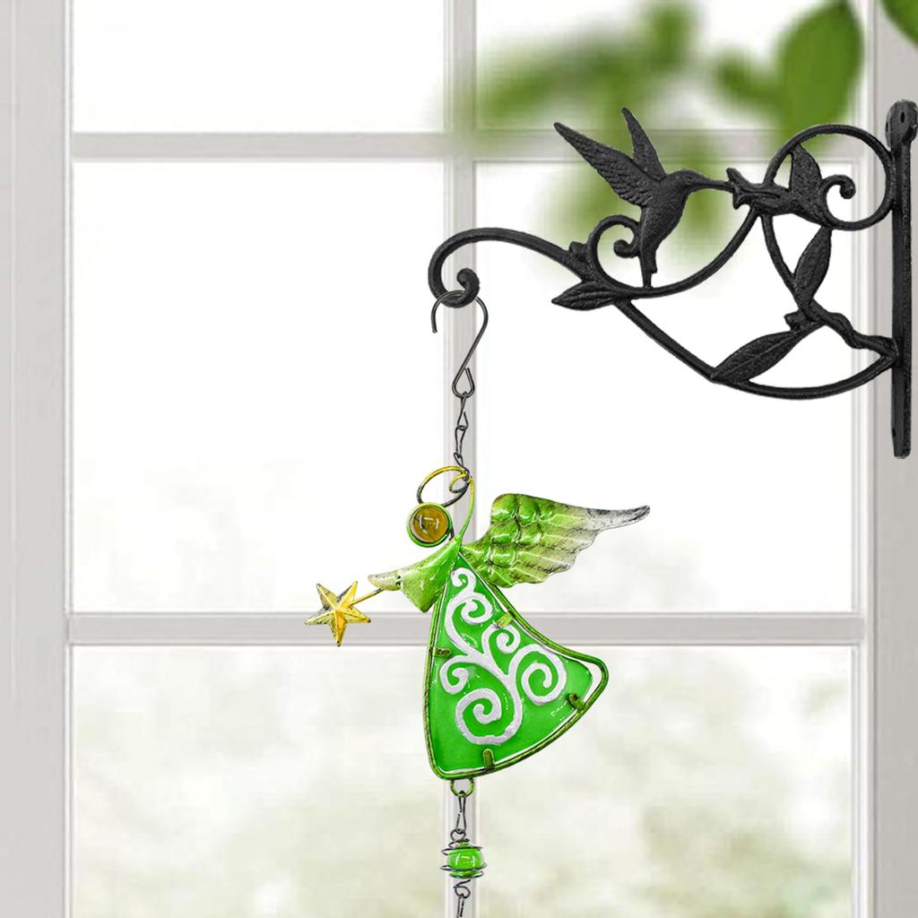 MrMrKura Растительная Подставка Железная Подставка Подвесная Птица Чугунное Кашпо Горшечное Растение Сад Стильная Подвесная Для Подвешивания Настенное Использование Вешалка, Крючок, Дизайн,