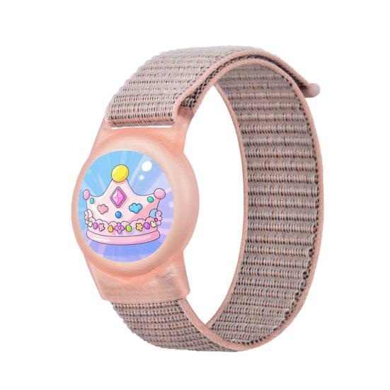 Kids Wristband Tracker Protector Cover Wear Resistant Waterproof Simple Installation Adjustable Anti-Lost Watch Band for AirTag