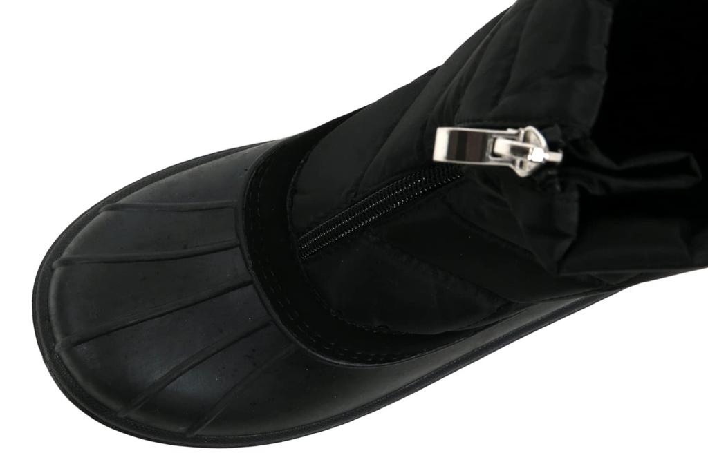 Женские зимние ботинки Mozu Bean Down, с внутренним мехом (boa), на молнии посередине, цвет черный, размер 25 см