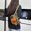 Унисекс Сумка через плечо – Корейский Минималистичный Дизайн Отделение с Держателем для Бутылки Воды для Туризма Скалолазания