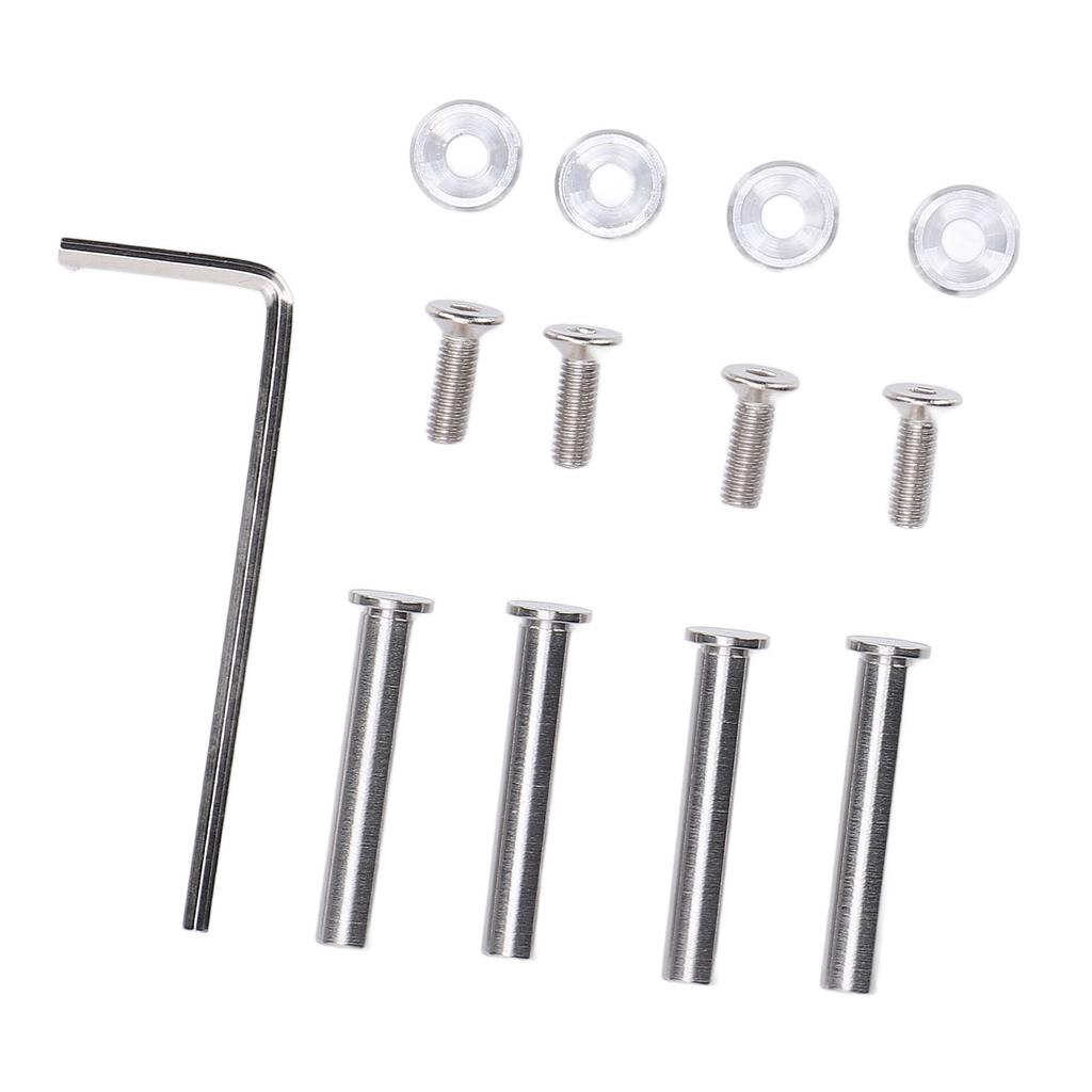 Винты для корпуса компьютера, вентилятора, CPU, крепления вентилятора охлаждения ПК, набор из нержавеющей стали с шайбами, анодирование цвета