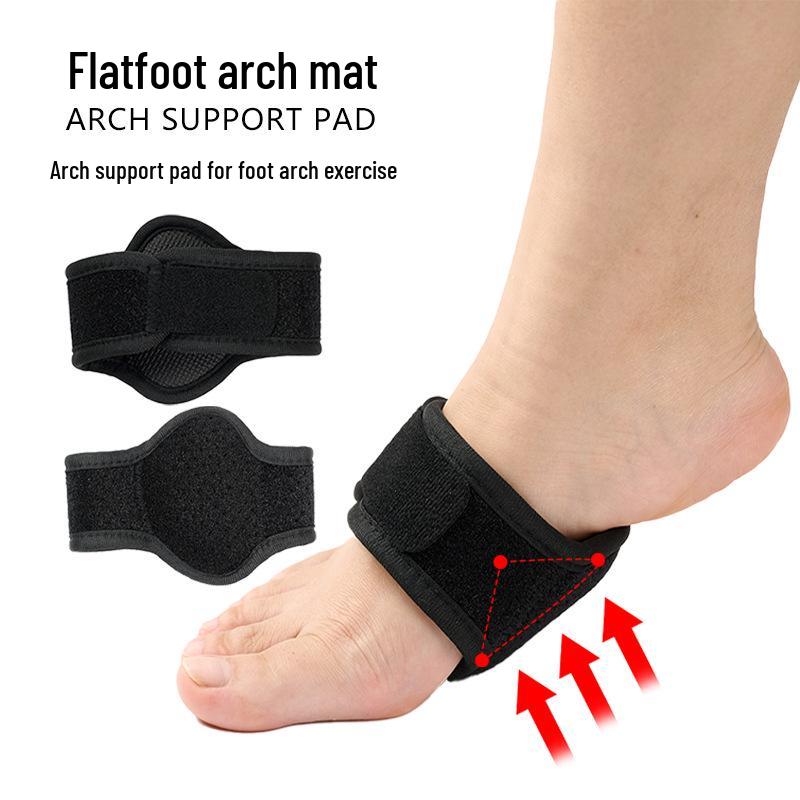 Adjustable Breathable Flat Foot Arch Support Pad for Knock Knees and Out-turned Legs Insole