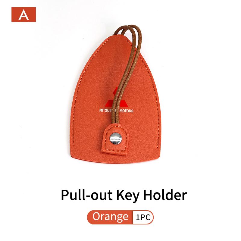 Car Key Bag Storage Tidying Creative Fashion Keychain Storage Accessories For Mitsubishi Outlander Lancer L200 ASX Pajero NQ4