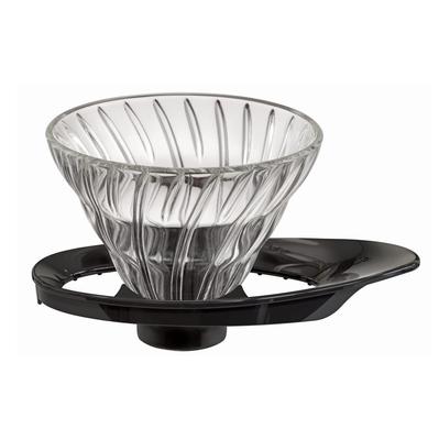 HARIO V60 Термостойкая стеклянная прозрачная капельница 01 для чашек черного цвета Сделано в Японии 1~2 VDGR-01-B