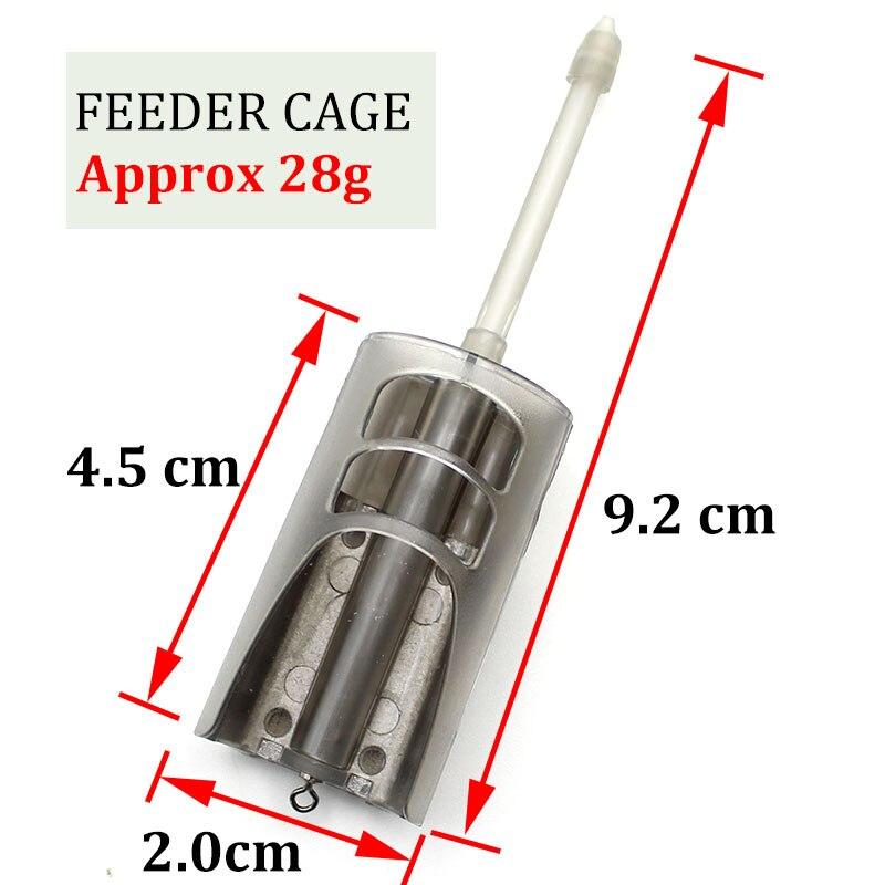 Method Feeder Fishing Carp Feeder Cage Round Square for Maggot Groundbait Carp Coarse Match Barbel Tackle Equipment