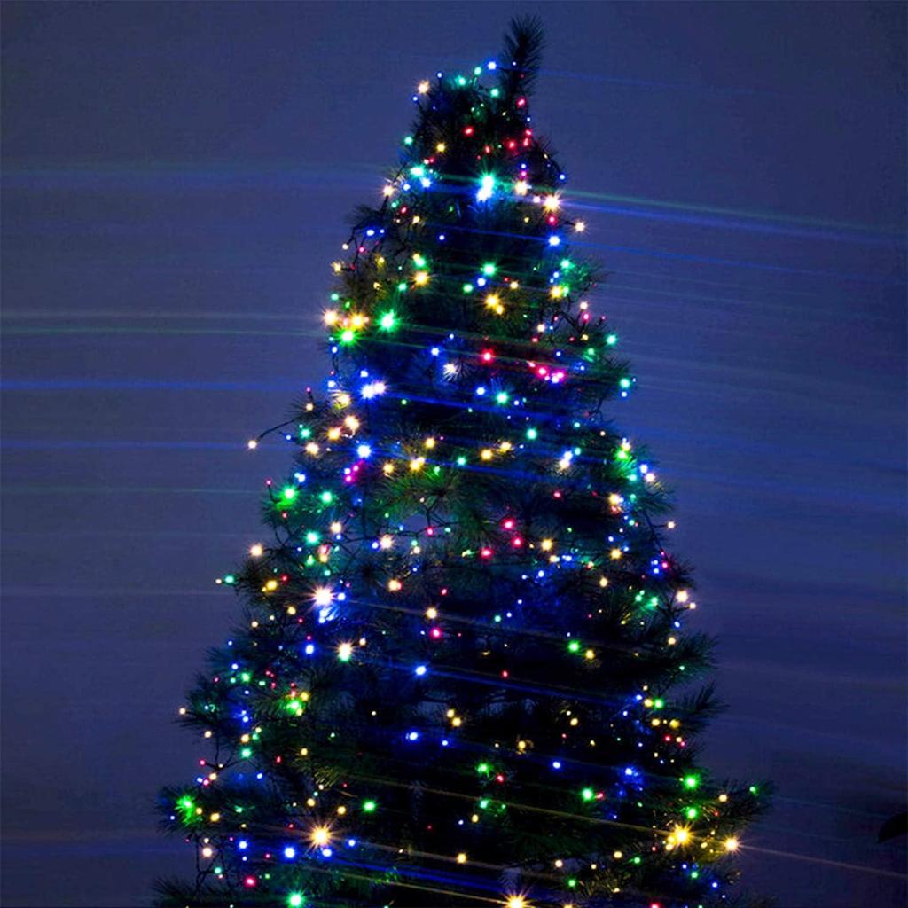 Уличные светодиодные гирлянды 10 м 20 м 30 м 50 м 100 м светодиодные рождественские гирлянды водонепроницаемые 24 В гирлянда 8 режимов для сада свадьбы рождественской вечеринки декор