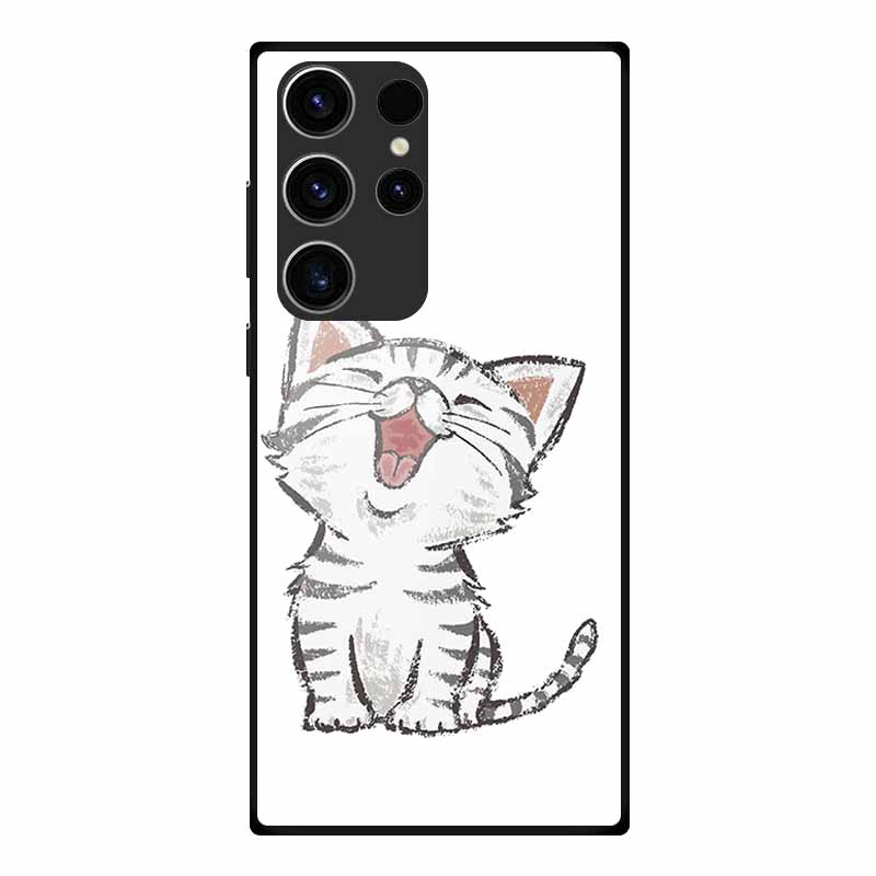 Чехол для телефона Samsung S23 Ultra Задняя крышка Чехол Закаленное стекло Мягкий Funda Для Samsung Galaxy S23 Plus Чехол S 23 + Ultra Coque