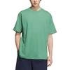 adidas SS24 Sports Lifestyle Series Свободный крой повседневная футболка с коротким рукавом унисекс топы зеленый JD0344