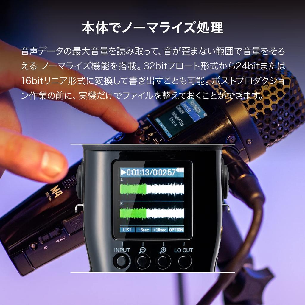 ZOOM M4 Recorder with Dual AD 32bit Float Recording Technology and Timecode Can Be Synchronized with Black Microphone 4-track & Generator, Cameras,