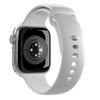 Pasek Silikonowy Puro Icon Do Apple Watch 42 / 44 / 45 / 49 Mm - Biały (2 Szt.)