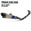 Адаптер титановой выхлопной трубы для Yamaha TMAX 530/560 Модели 2017-2024 гг.