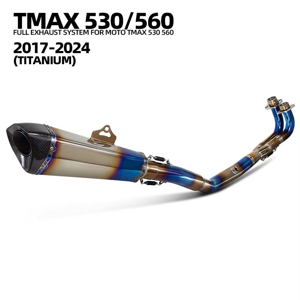 Адаптер титановой выхлопной трубы для Yamaha TMAX 530/560 Модели 2017-2024 гг.