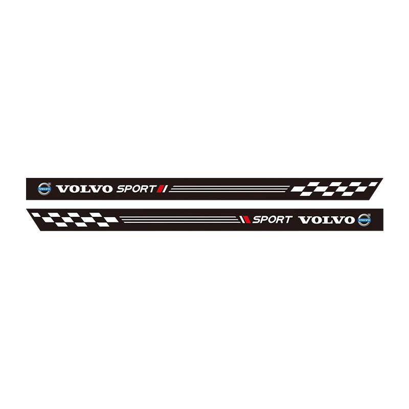 AABBM1 Creative Car Emblem Decals Auto Body Side DIY Styling Waterproof Stickers For Volvo V60 V40 XC90 S60 C30 XC60 Auto Accessories