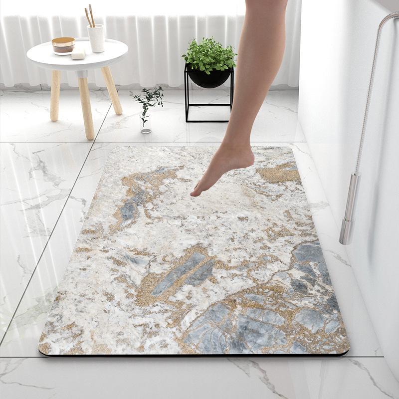 Dirt-Resistant Non-Slip Diatom Mud Bathroom Floor Mat