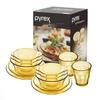 Набор посуды для ужина из 12 предметов Corning VISIONS Pyrex, термостойкое стекло
