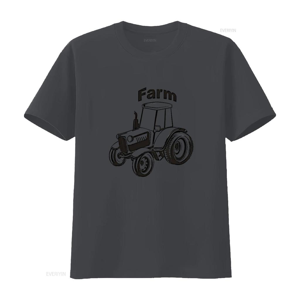 Мужская футболка FARM Cool Белая винтажная стираная Удобная мужская Универсальная дизайнерская одежда Эластичная мода Стильный принт