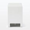 MUJI Белая крышка для хранения кранов из стали, ширина 32 см x глубина 10 см x высота 14 см, номер продукта, коробка для хранения кабелей, скрыватель проводов, тип, серый, высокий, 44596654, Коробка, Коробка,